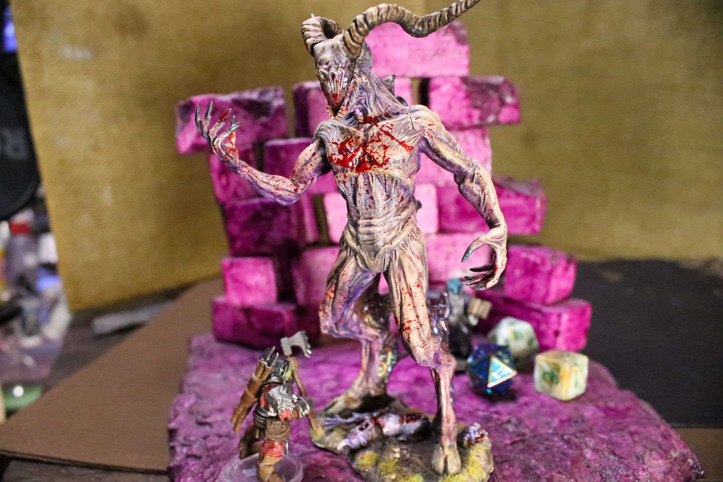 Nightwalker Blood Demon - Handpainted RPG miniature