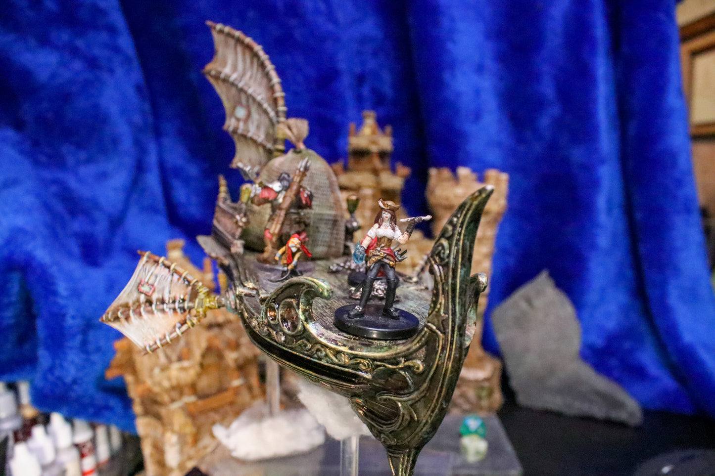 Airship - handpainted DnD miniature