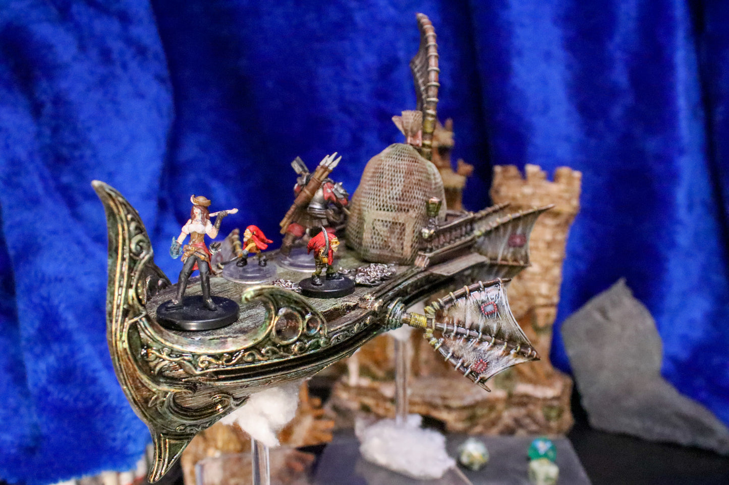 Airship - handpainted DnD miniature