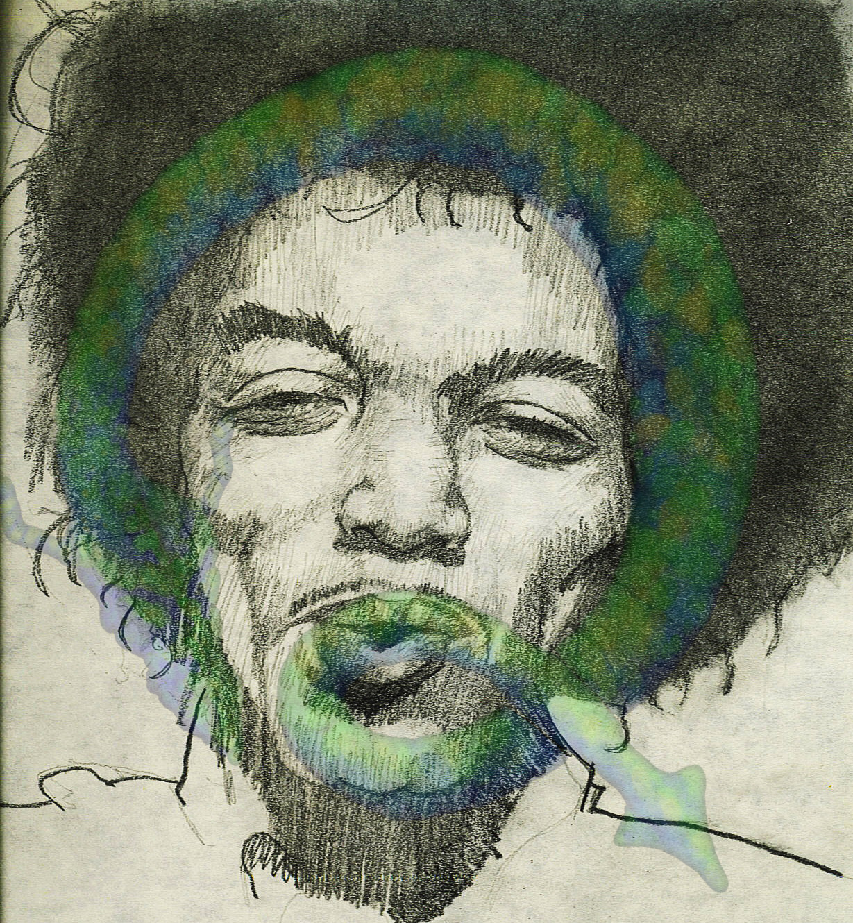 PRINT- Jimi Hendrix -Pencil Drawing (print)